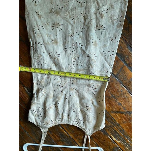 LES COPAINS Tan Flecked Geometric Mini Dress Size US Small - Picture 8 of 13